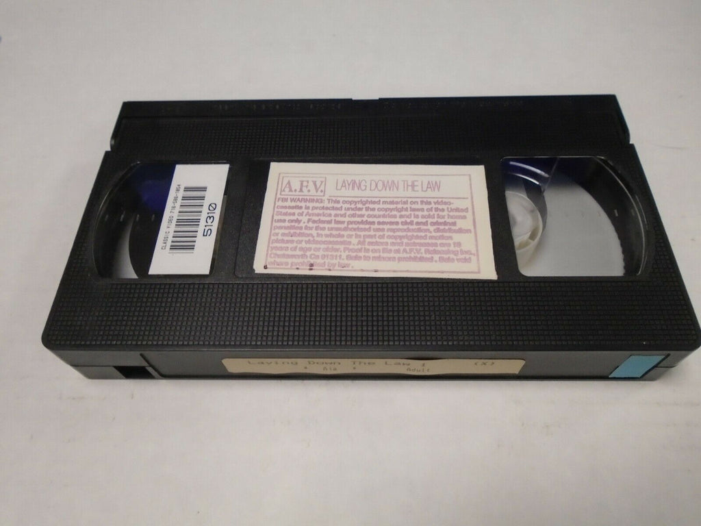 Laying Down the Law Aja Taylor Wayne Cameo 1992 Adult VHS 032719AMP2