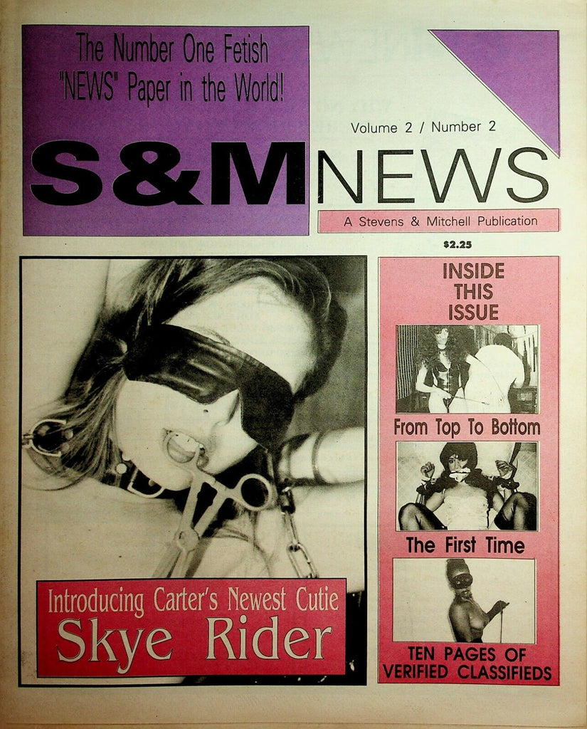 S & M News Newspaper Cutie Skye Rider vol.2 #2 1993 030320lm-ep