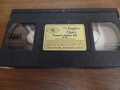 The People's Choice #62 Odyssey Group Video Adult VHS CLEARANCE 100215amp4
