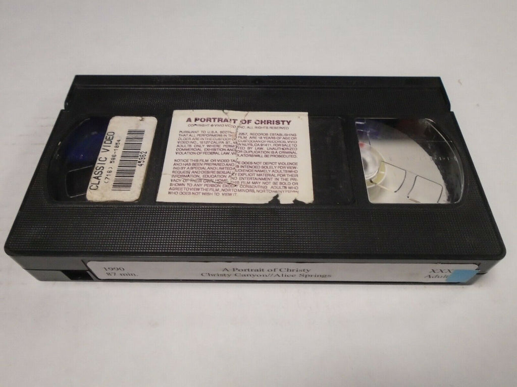 A Portrait of Christy Canyon Alice Springs 1990 87mins Adult VHS 020819AMP