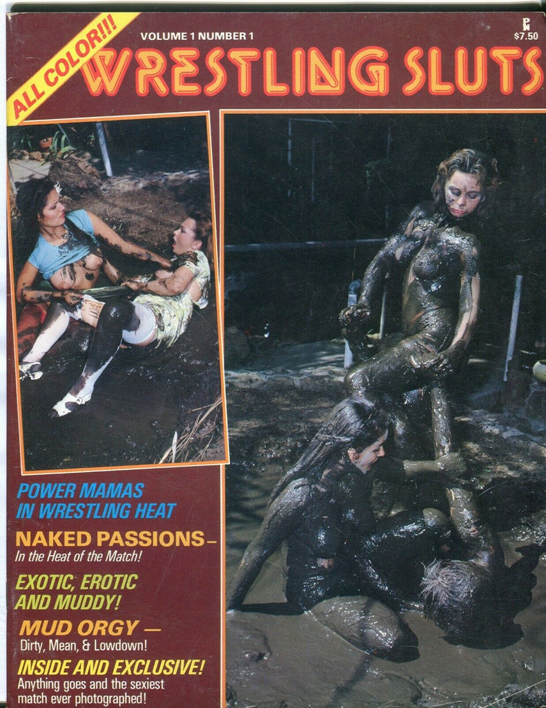 Wrestling Sluts Wrestling Sluts Magazine Mud Orgy vol.1 #1 1980 080719lm-ep2 - Used