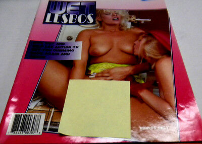 Wet Lesbos Adult Magazine "Wild Lez Action" Vol.1 #3 1995 ex 101013lm-ep