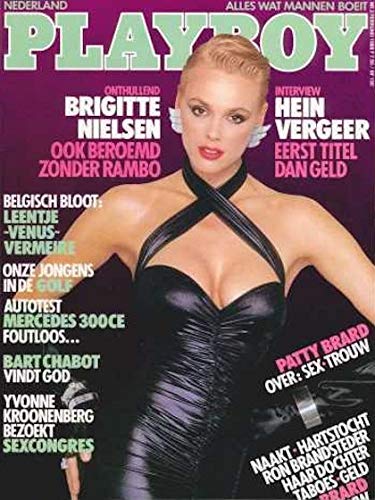 Playboy Adult Magazine Netherlands Dutch Edition February 1988 Brigitte Nielsen Kimberley Conrad Hefner