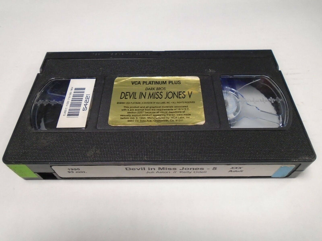 Devil in Miss Jones 5 Juli Aston Kelly Odell 1995 936mins Adult VHS 022819AMP