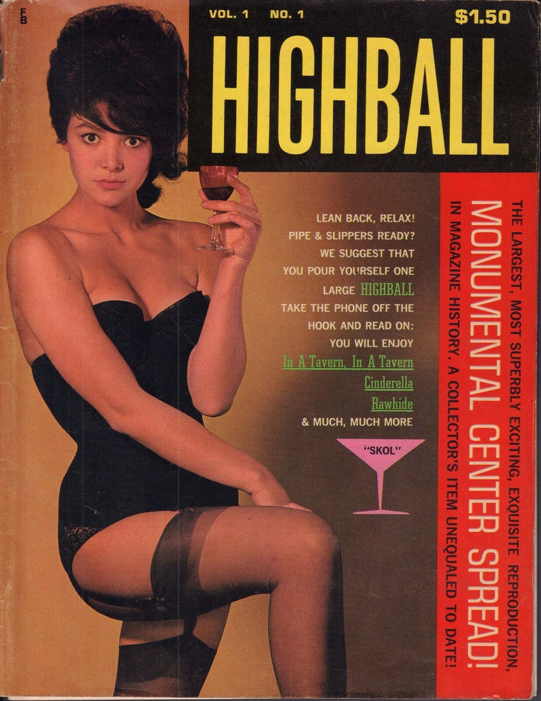 Highball Vol.1 No.1 PREMIER ISSUE 1963 Skol 021017DBEP - Used
