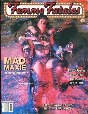 Femme Fatales Magazine Mad Maxie- Debbie Rochon Spring 1994 072118lm-ep2