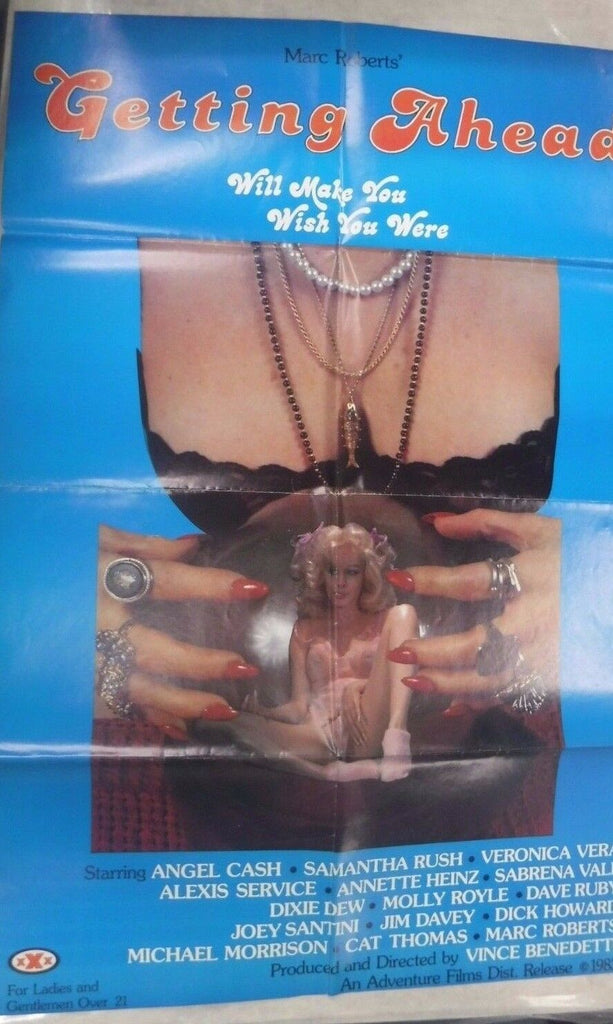 Angel Cash Samantha Rush Getting Ahead 1983 Adventure 38"x25" Poster 062917DBEP