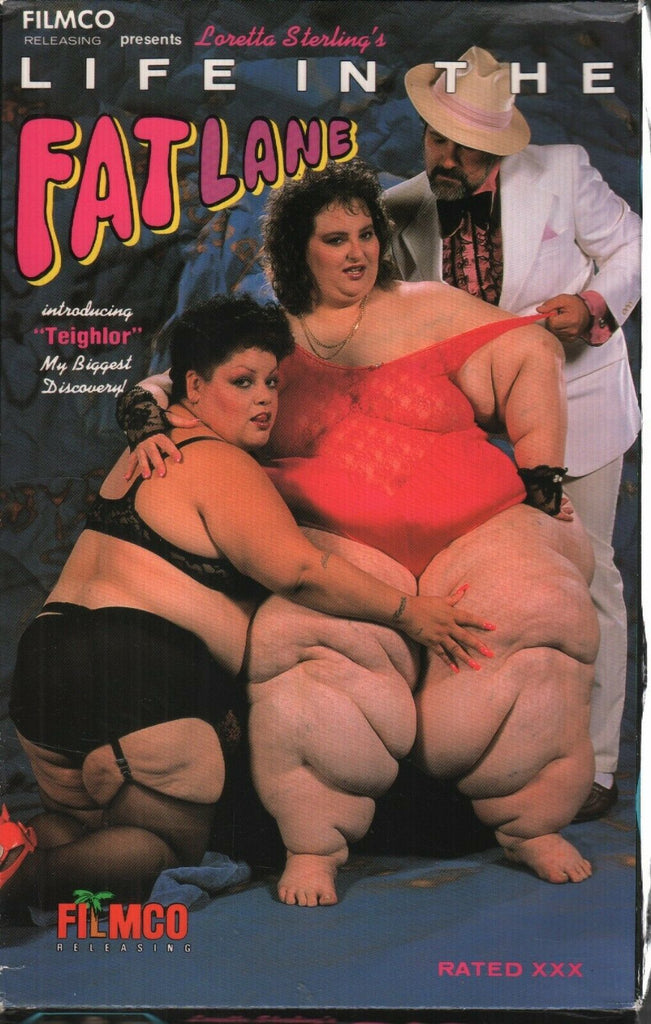 Life in the Fat Lane Loretta Sterling Unique Love Big Eddie Adult VHS 082219AMP4