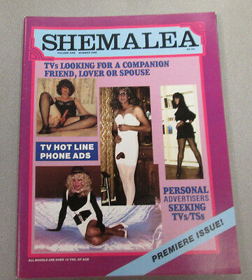 Shemalea Adult Tranny Magazine Personal Ads Premiere Issue 1989 110114lm-ep