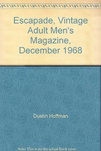 Escapade, Vintage Adult Men's Magazine, December 1968