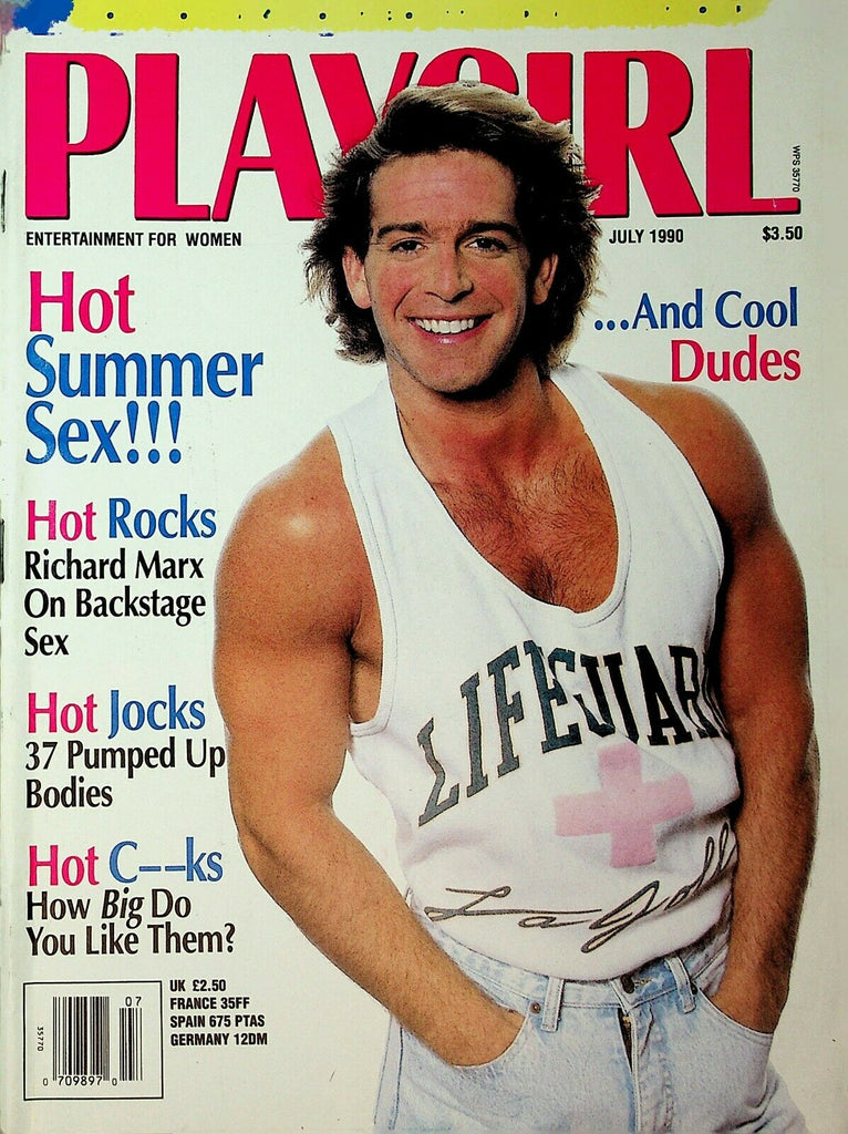 Playgirl Magazine Hot Summer Sex!!! July 1990 041620lm-ep