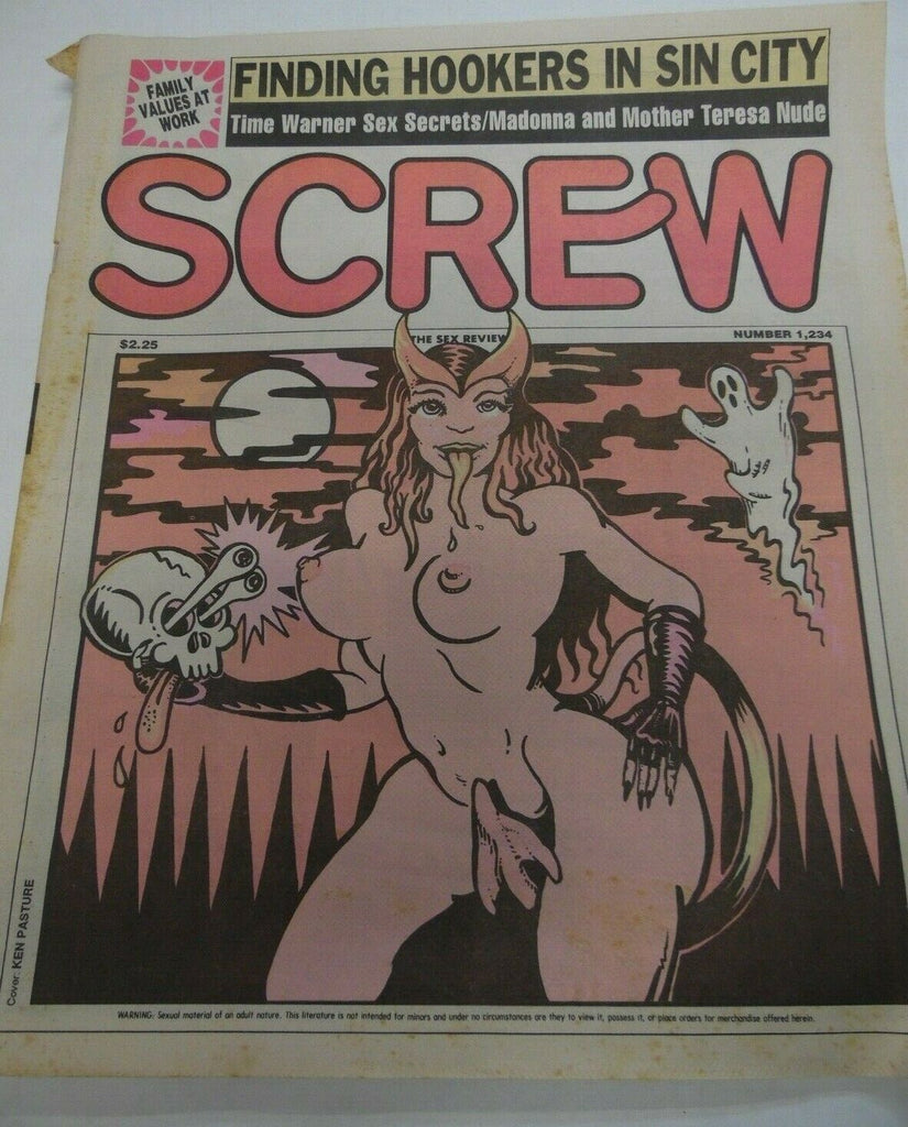 Screw Newspaper Finding Hookers In Sin City #1234 October 23, 1992 121219lm-ep