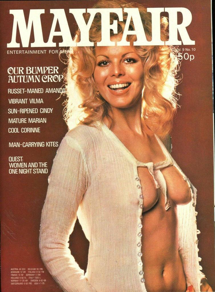 Mayfair Magazine Bumper Autumn Crop- Cindy vol.9 #10 1975 052419lm-ep