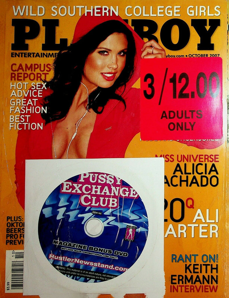 Lot Of 3 Magazines Playboy 2007 /Taboo / Sexy w/DVD 042920lm-ep6