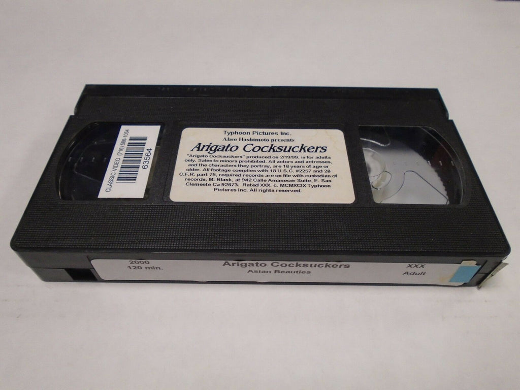 Arigato Cocksuckers Asian Beauties 2000 120mins Adult VHS 012419AMP