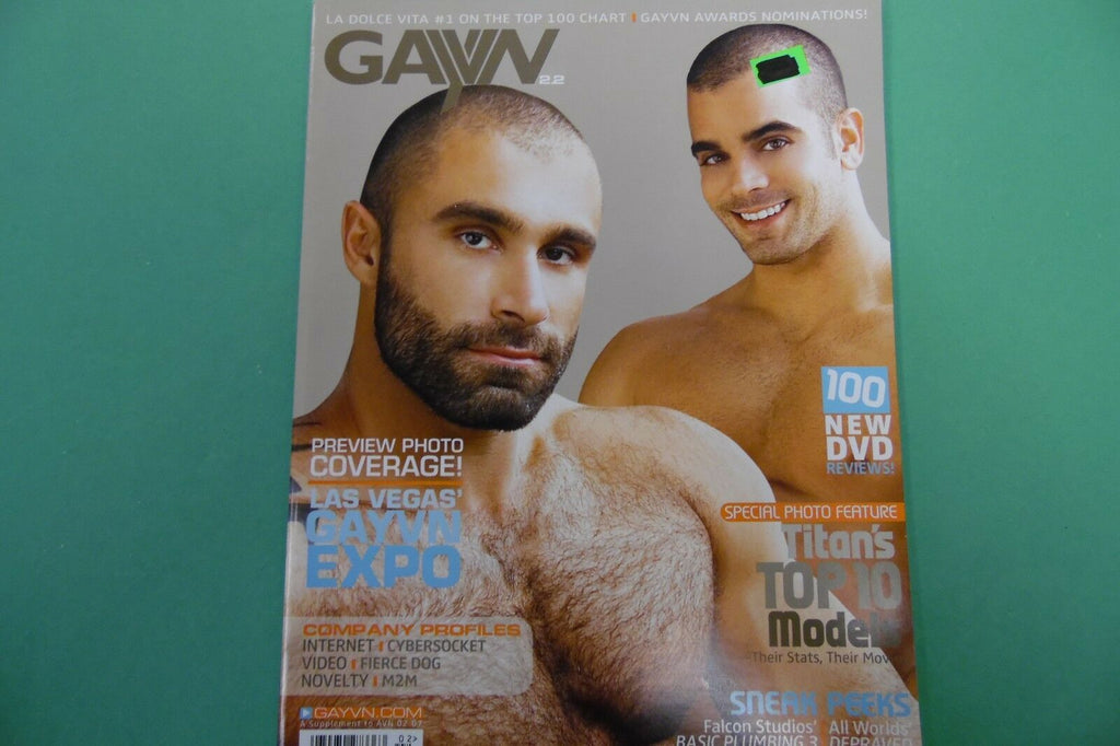 Gayvn Gay Magazine Titan's Top 10 Models February b2007 113016lm-ep