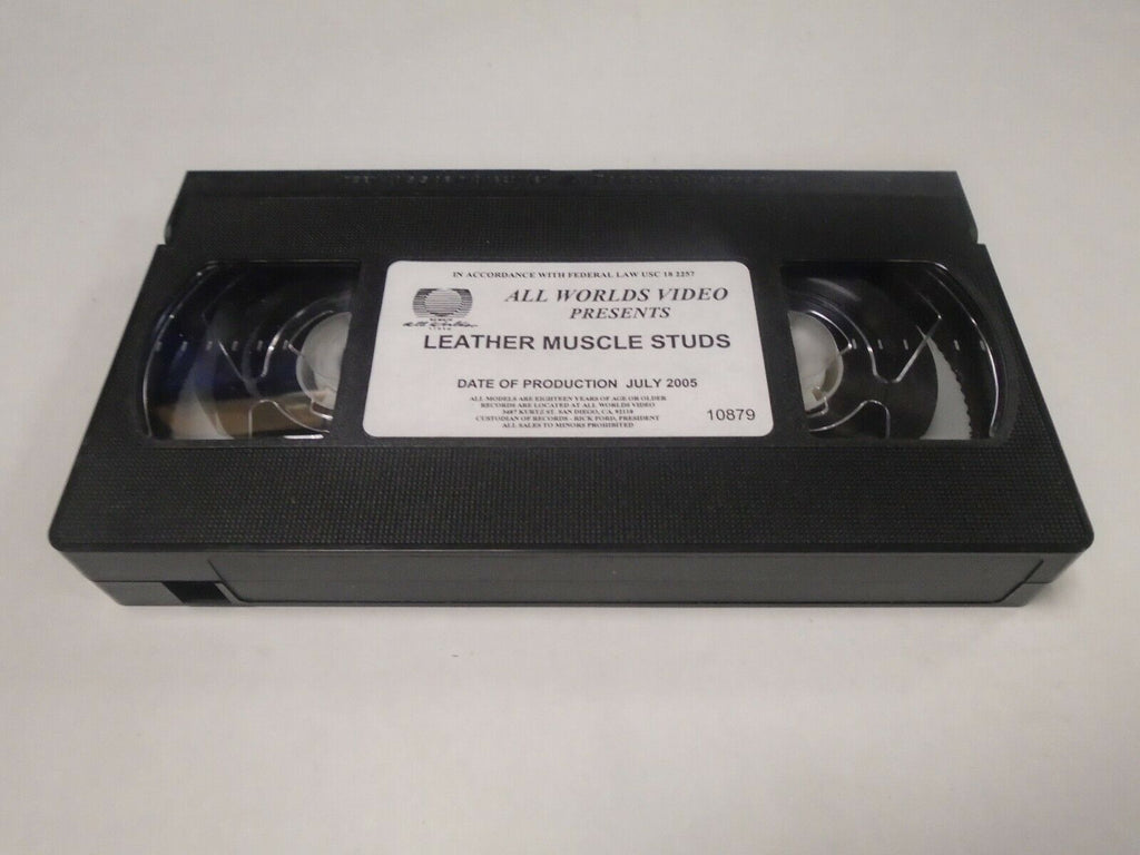 Leather Muscle Studs 2005 All Worlds Video Gay Male Adult VHS 071719AMP