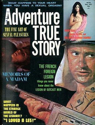 Adventure True Story Magazine Memoirs Of A Madam September 1971 062218lm-ep