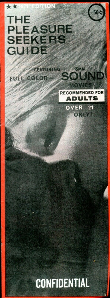 Pleasure Seekers Guide Catalog Film Reels Orally Yours 1971 100719lm-ep