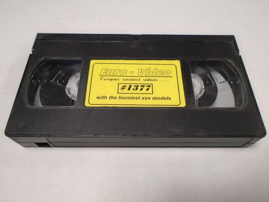 Euro-Video #1377 Horniest XXX Models European Vintage Adult VHS 011519AMP2