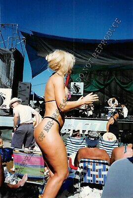 Nina Hartley Candid Original 4x6 1990s Photo in Bikini Outdoors 178ii