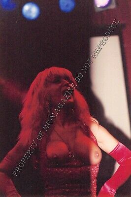 Nina Hartley Candid Original 4x6 Photo 1990s Performing Nude at Live Show 338ig