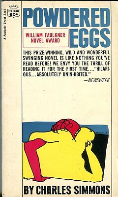 Powdered Eggs Novel by Charles Simmons 1967 by Fawett Books 041614lm-epa2