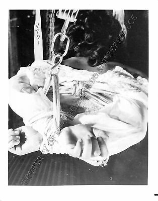 Adult Vintage B&W Photo 4x5 Bondage Beautiful Brunette Bound & Dominated 99WL