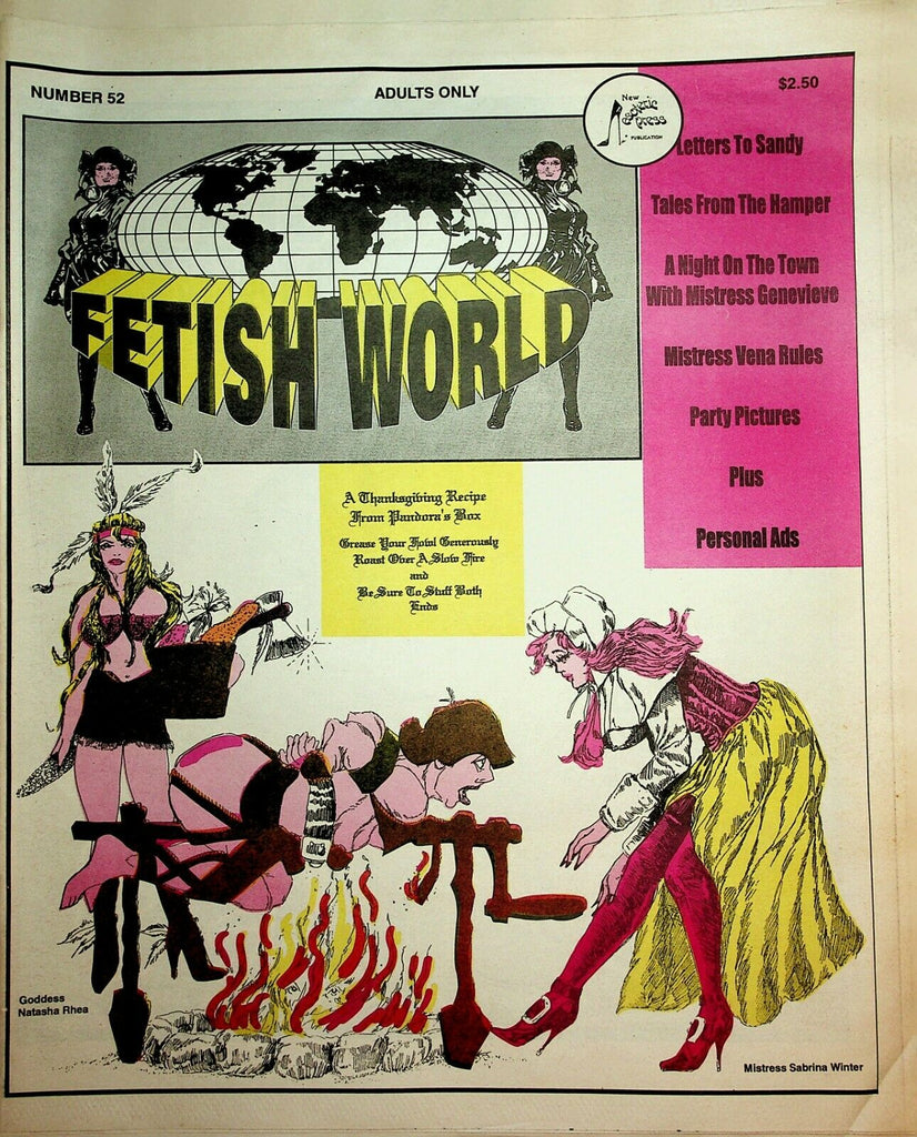 Fetish World Newspaper Mistress Vena Rules #52 1994 022720lm-ep