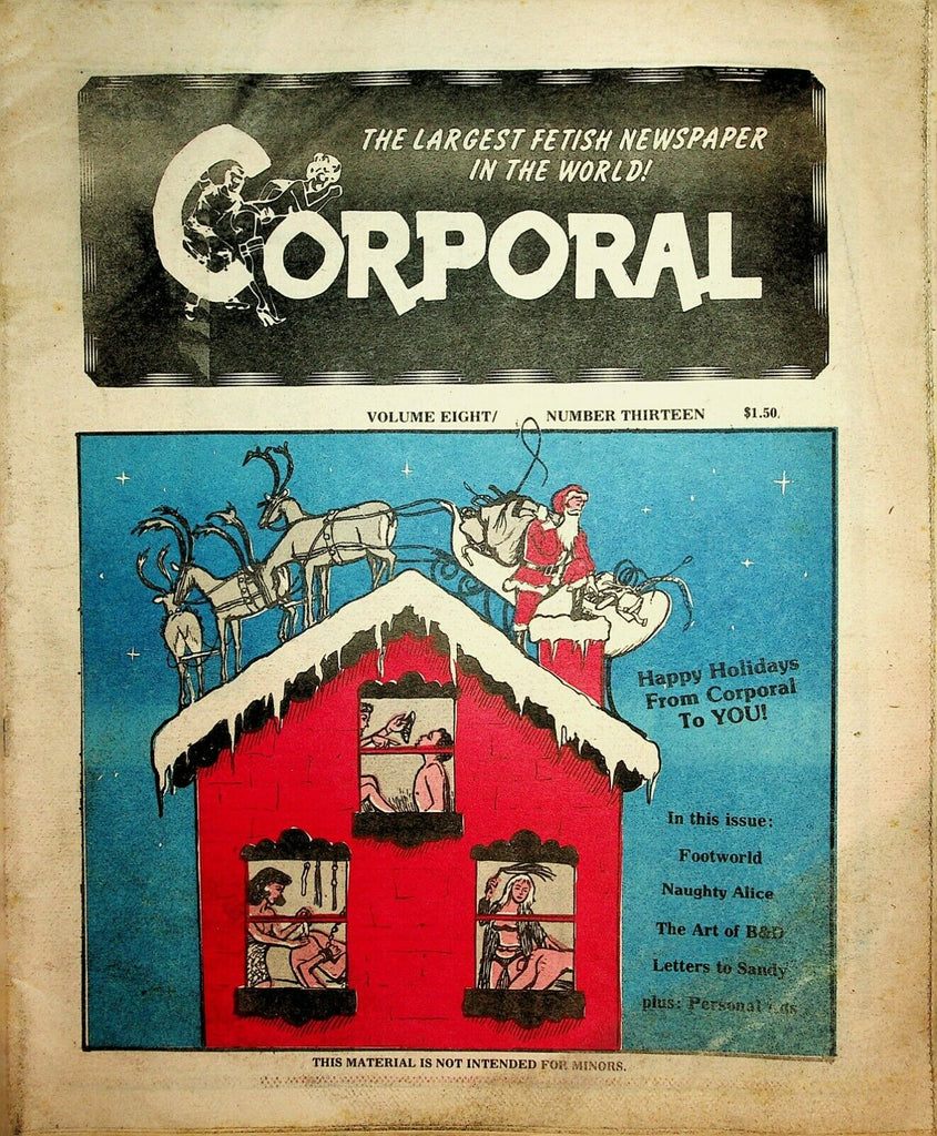 Corporal Fetish Newspaper Naughty Alice vol.8 #13 1985 Holiday 022020lm-ep