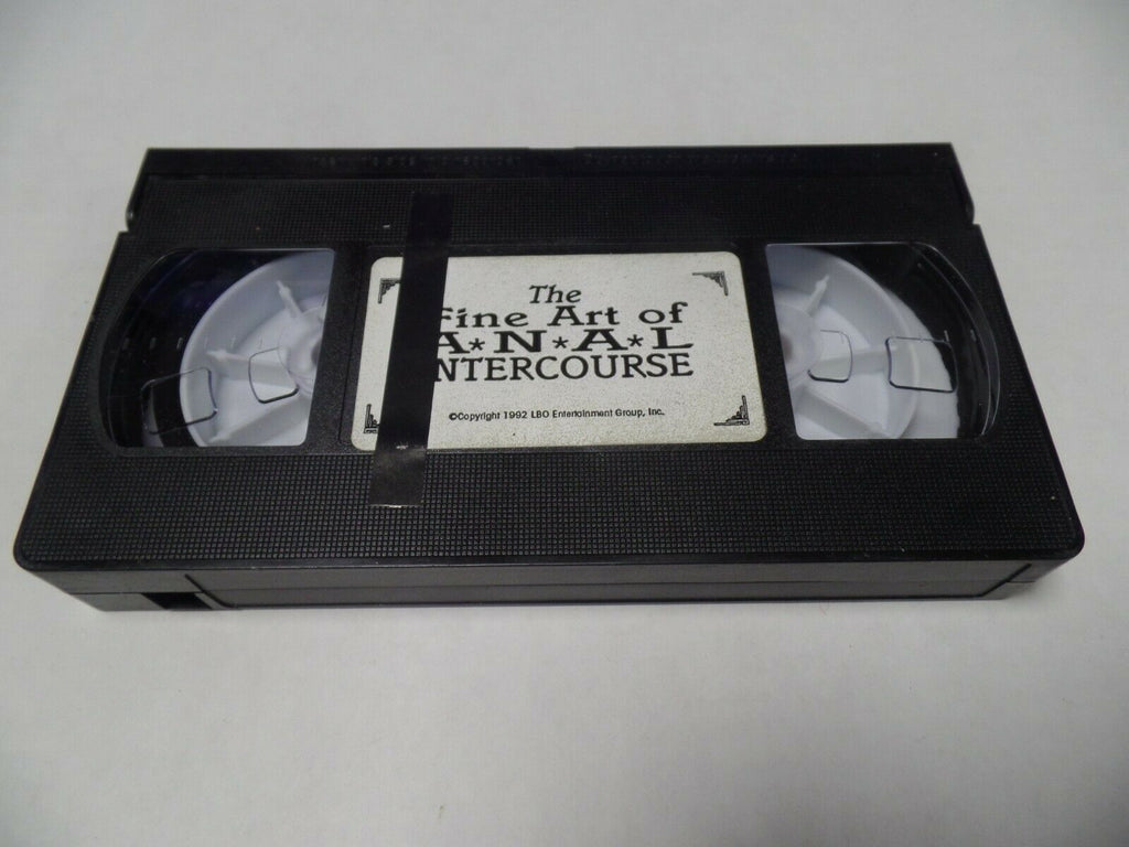 The Fine Art of ANAL Intercourse 1992 LBO Ent Adult VHS 052819AMP2