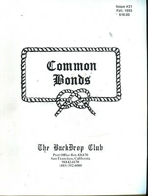 Common Bonds Bondage Magazine #21 Fall 1993 Back Drop Club 050118lm-ep2