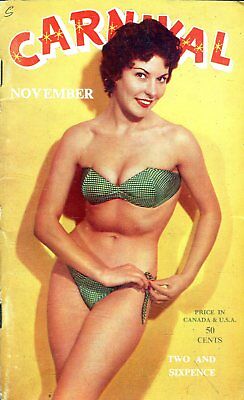 Carnival Digest Vintage Magazine June Russell November 1950's 021018lm-ep