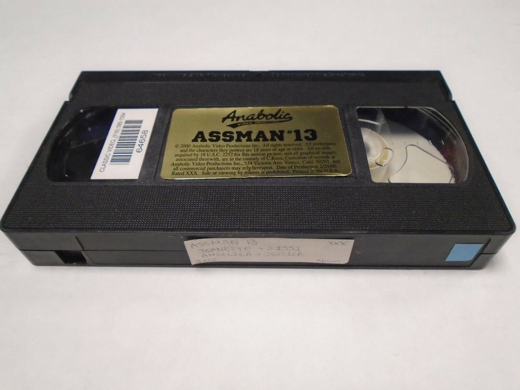 Assman #13 Jeanette Pierre Armand 2000 Adult VHS 012419AMP