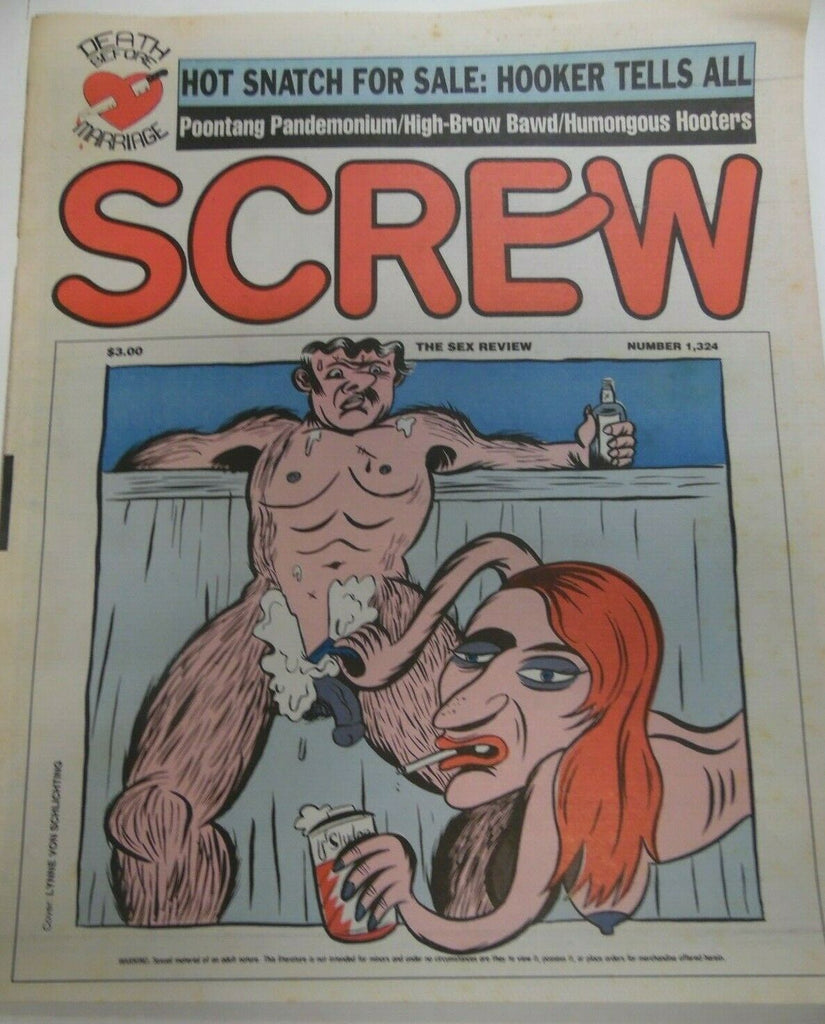 Screw Newspaper Hot Snatch For Sale #1324 July 1994 120619lm-ep2