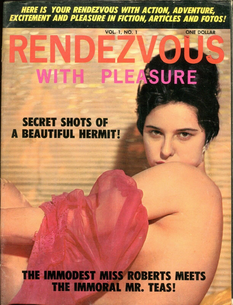 Rendezvous With Pleasure Magazine Miss Roberts vol.1 #1 1960's 072219lm-ep