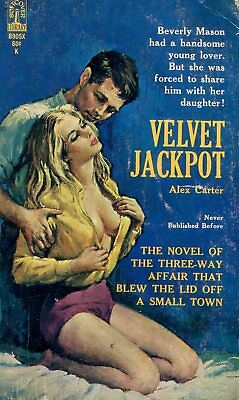 velvet Jackpot Adult Novel by Alex Carter 1965 030618lm-ep