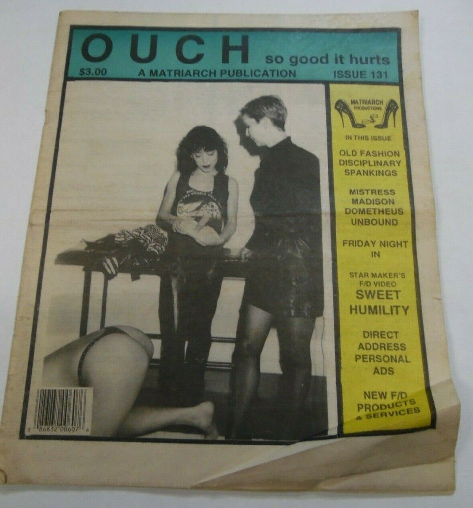 Ouch Fetish Newspaper Mistress Madison #131 1997 013020lm-ep