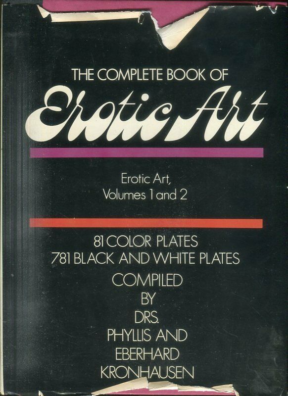 The Complete Book Of Erotic Art Hardcover Volumes 1 & 2 1978 032219lm-ep