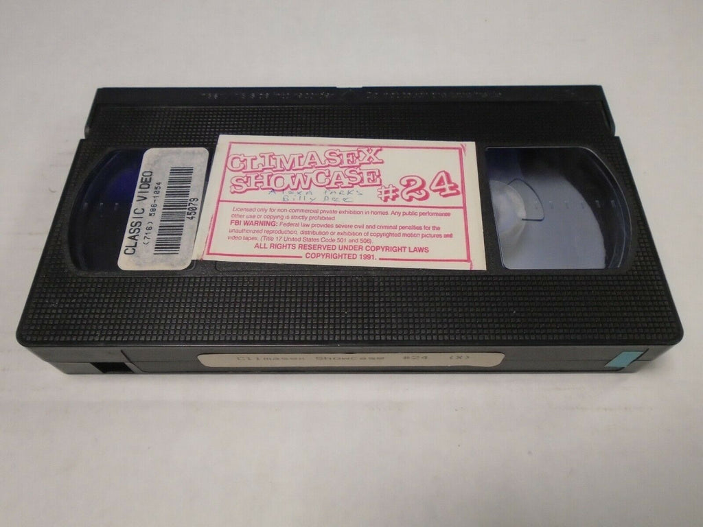 Climasex Showcase #24 Alexa Parks Billy Dee 1991 Adult VHS 032019AMP3