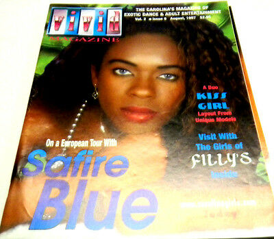 Vivid Adult Magazine"Tour With Safire Blue" Vol.2 1997 ex 072913lm-ep