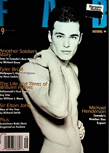 Fab Gay Magazine Michael Henderson / Sir Elton John Man Of The Year #9 1998