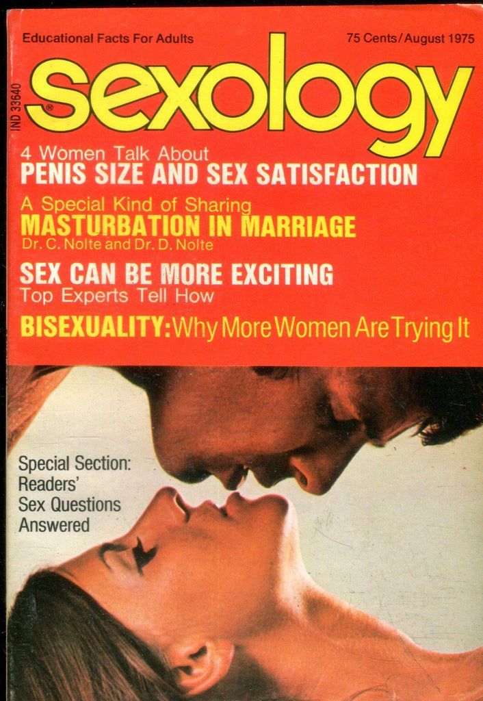 Sexology Digest Masturbation In Marriage August 1975 020519lm-ep