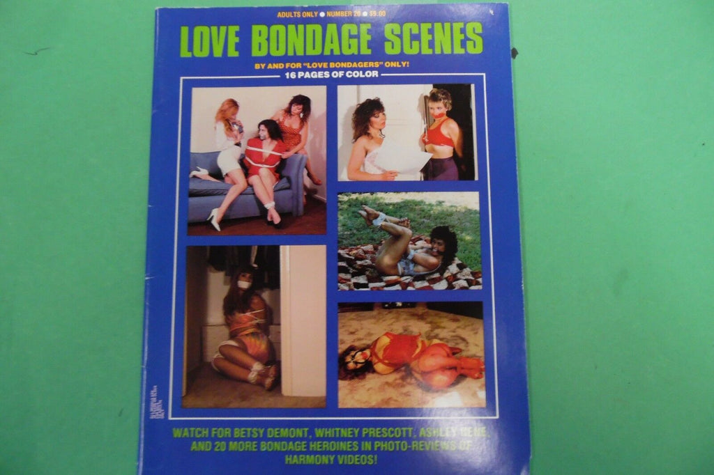Love Bondage Scenes Magazine Ashley Rene #20 1990 102816lm-ep2