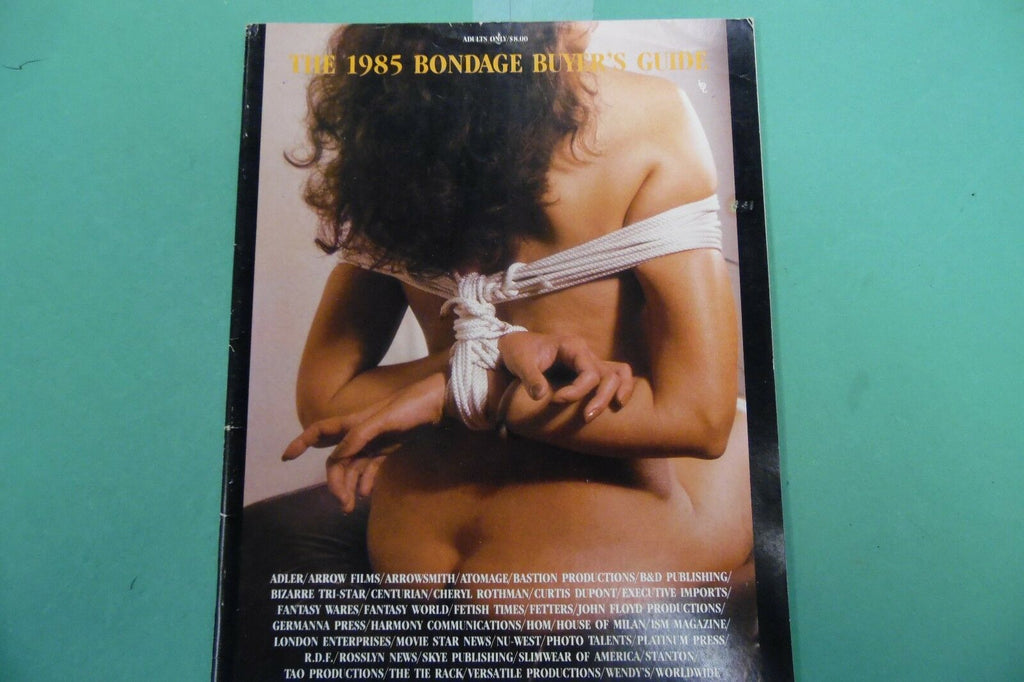 The 1985 Bondage Buyer's Guide Magazine February 1985 102816lm-ep2