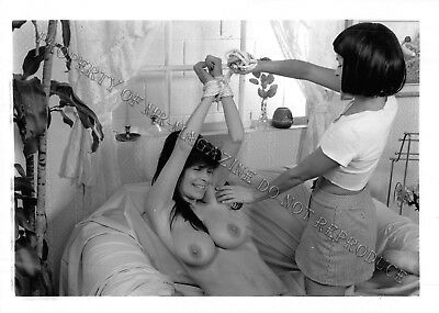Adult Photo 1990s B&W 5x7 Bondage Lesbian Ashley Renee Bound & Tickled 311yd