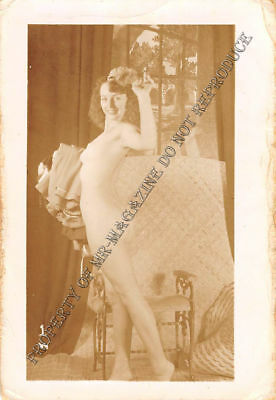 Adult Vintage B&W Photo 2.5x4 Sexy Pin Up Lesbians Undressing Strip Tease 54HR