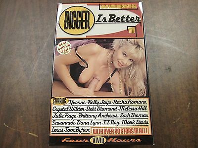 Bigger is Better Rasha Romano Crystal Wilder VIVID NM Adult VHS 060315amp4