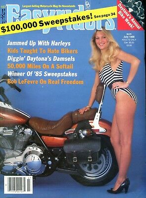 Easyriders Magazine Jammed up With Harleys July 1986 040918lm-ep