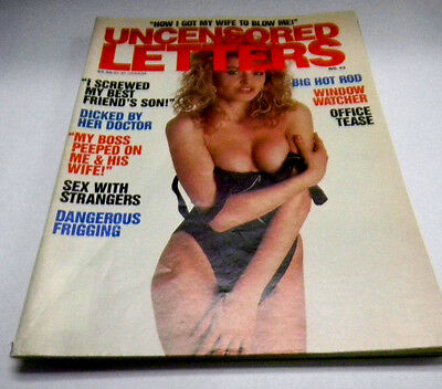 Uncensored Letters Adult Magazine Carmen #43 1989 021314lm-ep